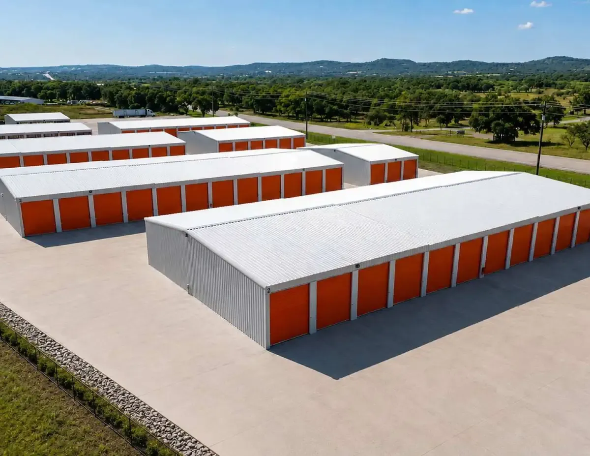 Spicewood outdoor facility drone view 
